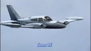 Adventure Flying in the Aircraft Cessna 310 [upl. by Billie]