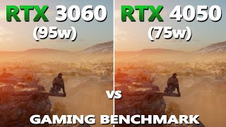 RTX 4050 75w vs RTX 3060 95w Gaming Benchmark Test  Acer Nitro V vs Acer Nitro 5 Gaming Test [upl. by Caty]