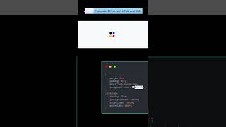 Preloader css effect html css short preloader [upl. by Quickel]