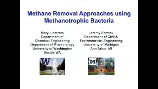 Methane Removal Approaches Using Methanotrophic Bacteria [upl. by Daph]