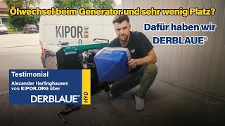 Öl aus schwer zugänglichen Stellen am Generator ablassen Das geht [upl. by Htebazle]