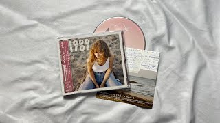 Taylor Swift  1989 Taylor’s Version Japanese Rose Garden Pink Edition  CD Unboxing [upl. by Charil]