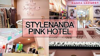 StyleNanda Pink Hotel 3CE Tour  Shopping in Myeongdong Seoul South Korea [upl. by Britni]