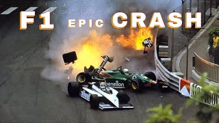 Monaco F1 Drama Patrese Vs Piquet Clash [upl. by Shaw]