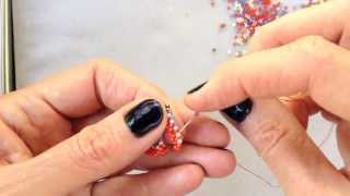 MRAW Zigged Band from Contemporary Geometric Beadwork by Kate McKinnon High Definition video [upl. by Reiche]