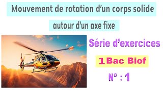 1BAC Biof  Série dexercices 1  Travail et puissance dune force [upl. by Towill]