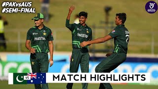 Pakistan vs Australia Under 19 World Cup 2024 Semi Final Highlights 2024  PAK vs AUS Highlights [upl. by Nidnal]