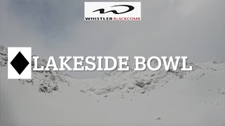 Whistler Blackcomb Lakeside Bowl [upl. by Ahsiek]