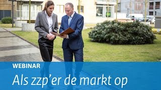 Webinar Als zzper de markt op [upl. by Anirb355]