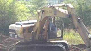 Case C88G Telehandler and Caterpillar 312 Excavator [upl. by Nnave]