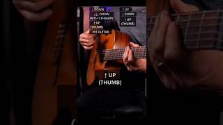 Gerudo valley  guitar chords and strumming pattern with thumb shorts [upl. by Maddalena]