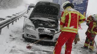 Nachrichten 110319 Verkehrschaos wegen Schnee Gedenken an Amoklauf tödlicher Unfall [upl. by Anitap]