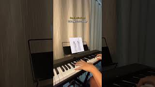 idontwannabeyouanymore  Billie Eilish Piano 🎙️🎼 shorts [upl. by Assilrac416]