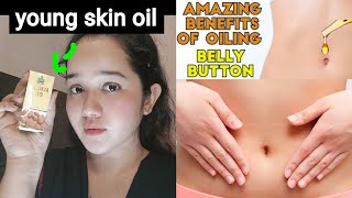 Young skin oil  naaf m tail lgany KY benefits  almond oil in belly button benefits [upl. by Dutch]