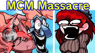 Friday Night Funkin VS Leatherface Patrick Massacre FNF ModMistful Crimson Morning V2Spongebob [upl. by Violetta287]