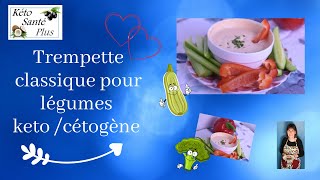 Trempette classique pour légumes keto  cétogène  LCHF [upl. by Lattonia]