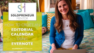 How to Create an Editorial Calendar Using Evernote [upl. by Tichon805]