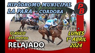 RELAJADO HIPODROMO MUNICIPAL LA PARA CORDOBA 01042024 [upl. by Selina]