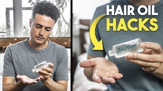 5 Ways To Use Hair Oil For BETTER Hair  Mens Healthy Hairstyle Tips [upl. by Selle812]