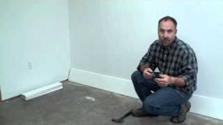 Wall Paneled Wainscoting Kit Installation  Step 2 Prybar [upl. by Sigfried36]