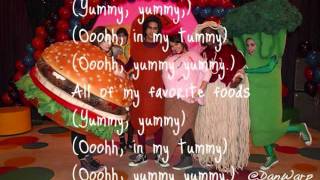 Favorite Food By Victorious Cast Lyrics On Screen [upl. by Hadlee]