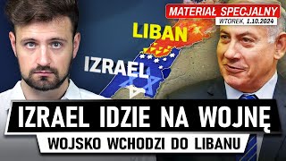 IZRAEL WSZEDŁ do LIBANU  Nowa wojna na Bliskim Wschodzie [upl. by Shiau]