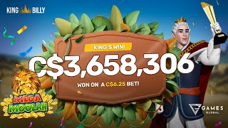 365830600 CAD jackpot at King Billy Casino [upl. by Mclyman]