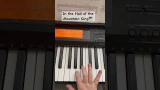 In the Hall of the Mountain King 🎹easypianotutorial easypianosimplepiano [upl. by Grannias]