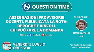 Assegnazioni provvisorie docenti pubblicata la nota deroghe e vincoli [upl. by Atteyram]