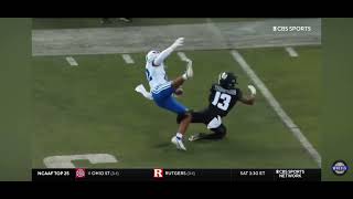 Malik Moore Impressive Interception vs USU [upl. by Jaquenetta]