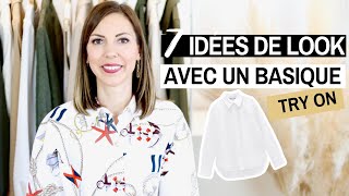 COMME PORTER LA CHEMISE BLANCHE ☁️⎢ 7 IDEES DE LOOKS TENDANCES amp INTEMPORELS  Conseils mode amp style [upl. by Welcome964]