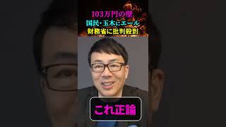 【財務省に批判殺到！！／103万円の壁・上念司解説】国民民主党・玉木代表にエール／「手取り増」「減税」絶対実現しろよ！！ [upl. by Accber]