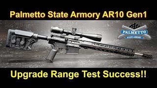 PSA AR10 GenI Upgrades 1000 Yard Test [upl. by Claudina]