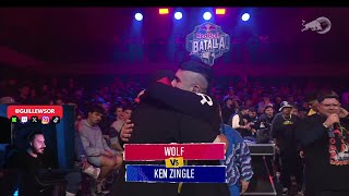 Reacciono a TORNEO DE PLAZAS 2024  redbullbatalla KEN SINGLE VE vs WOLF AR [upl. by Akcimahs]