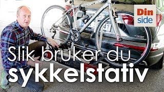 Slik bruker du sykkelstativ på bilen [upl. by Nosiddam]