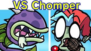 Friday Night Funkin VS Chomper VS Rapper Week FNF ModCrazy Plants Vs Zombies PVZ Mod FanMade [upl. by Enak325]