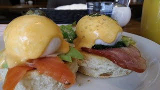 仙台カフェ New Airyﾆｭｰｴｱﾘｰ）のエッグベネディクト Eggs Benedict [upl. by Aciretehs]