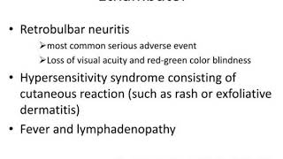 side effects of anti tb medications hrez [upl. by Eikcor]