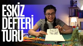 ESKİZ DEFTERİ TURU  Sketchbook Tour [upl. by Nothgiel724]