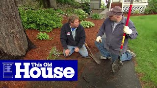 How to Repair an Asphalt Walkway  This Old House [upl. by Mungam245]