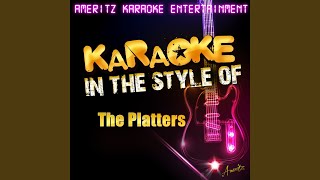 Harbour Lights In the Style of the Platters Karaoke Version [upl. by Sikata]