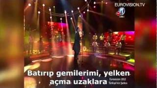 Can Bonomo  Love Me Back Türkçe Altyazılı Eurovision 2012 Türkiye [upl. by Ecyt175]