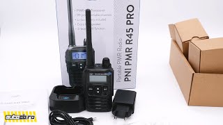 Noua Statie Radio Portabila PMR PNI R45 PRO Unboxing Test [upl. by Gilda]