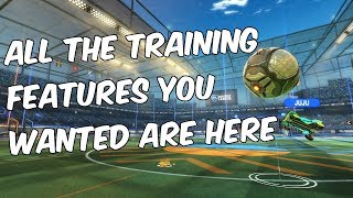 All the Rocket League Custom Training features you wanted are here Bakkesmod guide [upl. by Aznofla]