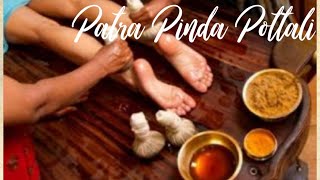 How to make Patra Pinda Pottali  Uses  Works  Management of pain relief [upl. by Ajnat]