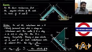 2023 08 16 ROTATION INSTANTANEOUS AXIS AND ROLLING LECTURE 2 [upl. by Wilterdink846]