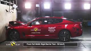 Euro NCAP Crash Test of Kia Stinger [upl. by Ximena758]