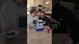 Oreo tooth paste prank prank pranks youtubeshorts shorts short funny viralvideo trending fy [upl. by Repsag]