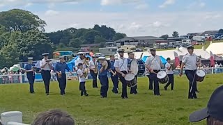 Liskeard Show 2024 Torpoint Sea Cadets Band Marching Display [upl. by Ysied832]