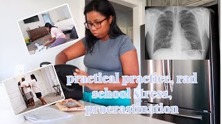 Day in the life of a RAD TECH STUDENT  Chest XRAY practicals practice  XRAY school stress [upl. by Sanchez646]